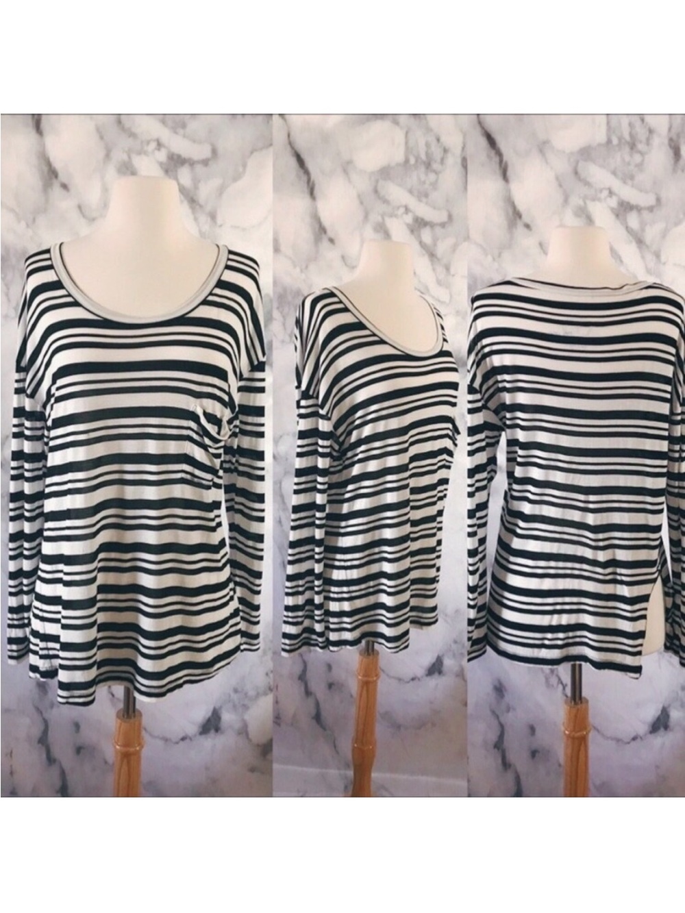 Blue Life Stripe Long Sleeve Best Bum Jersey Top - Picture 10 of 10